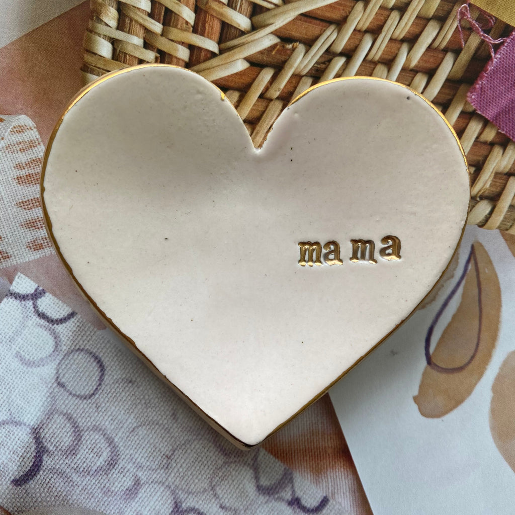 Handmade Mama Heart Dishes!