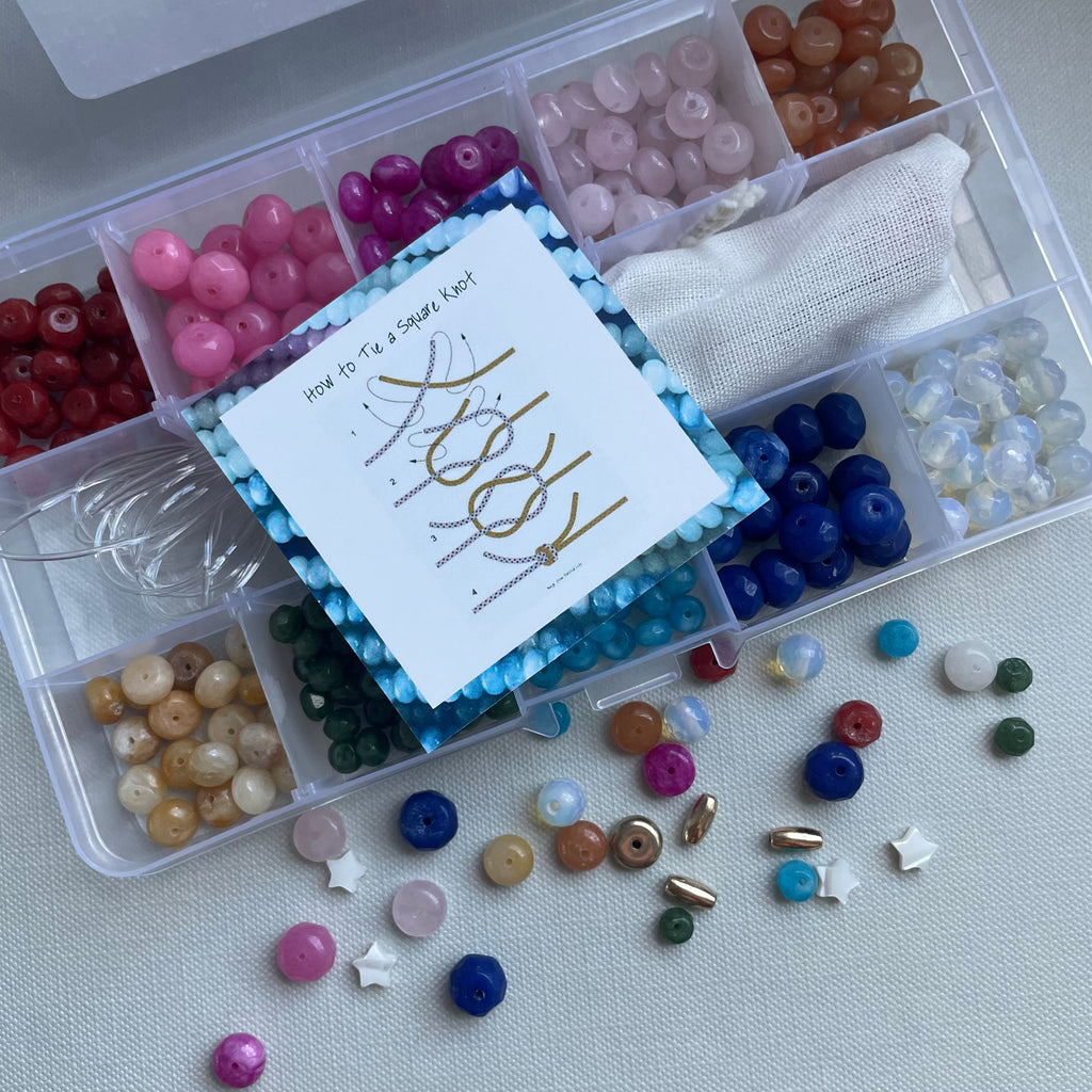 Do It Yourself Stone and Gem Jewelry Kit