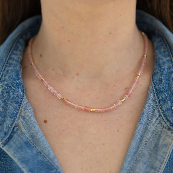 Strawberry Mojito Necklace