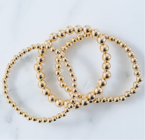 Triple Gold Bracelets