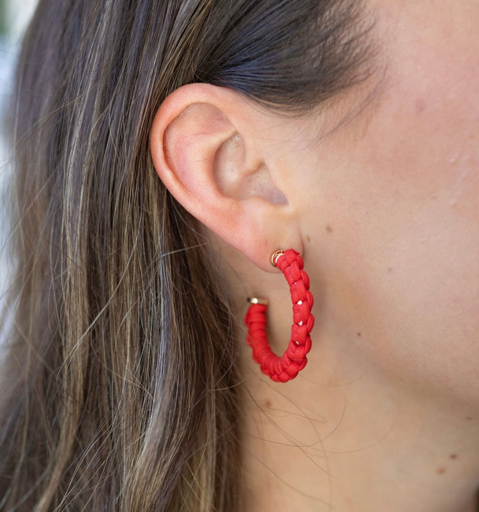 Georgia Red Earrings