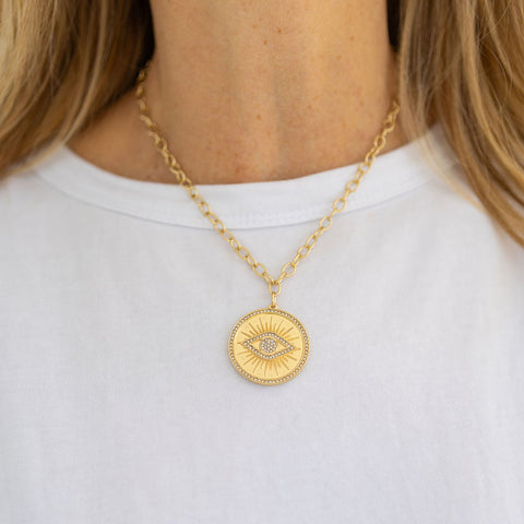 Gold Protection Necklace