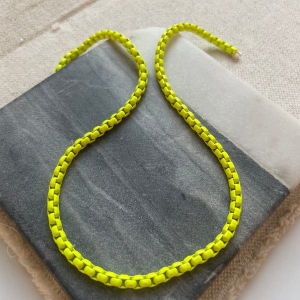 Neon Rising Sun Necklace