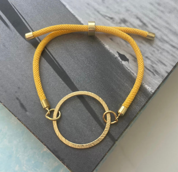 Lemon Cake Slide Bracelet