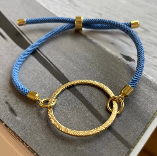 Ice Blue Slide Bracelet