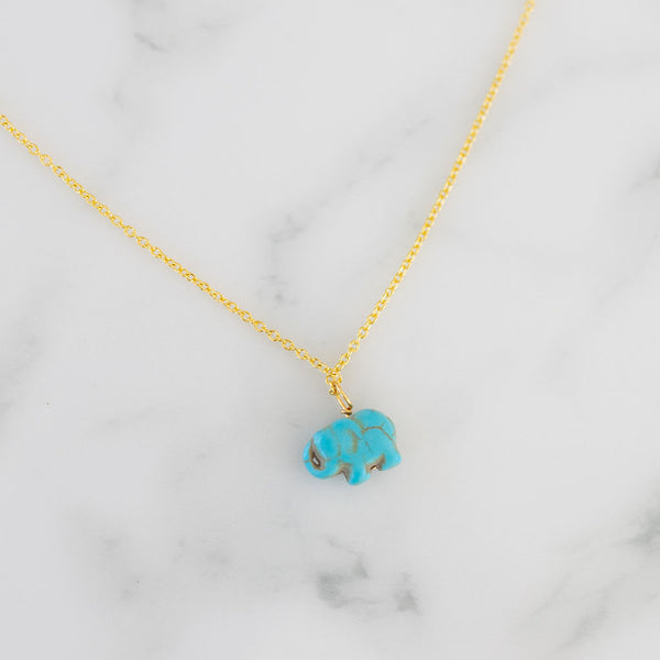 Lucky Turquoise Elephant