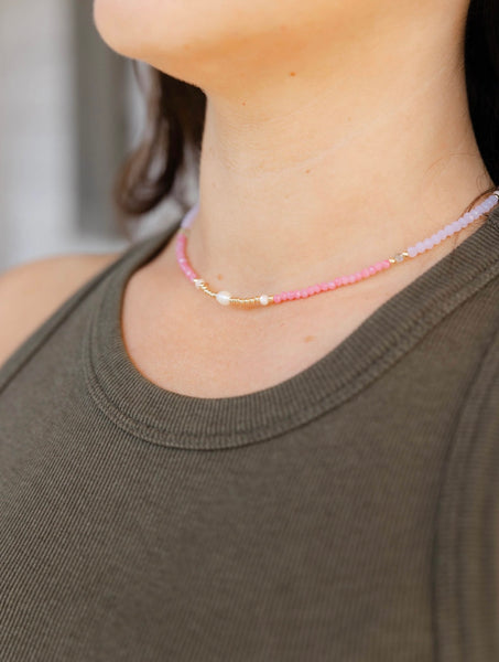 Pink Watermelon Necklace