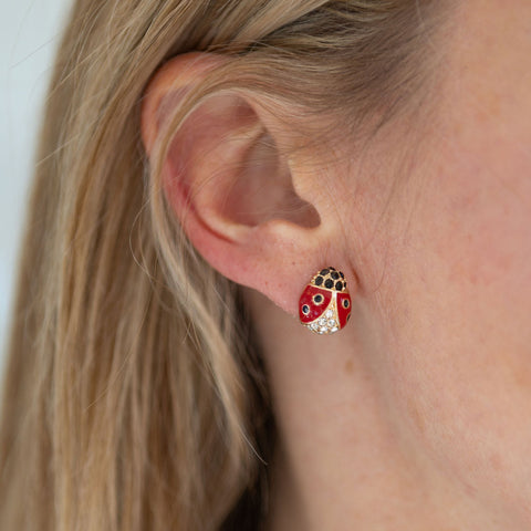 Ladybug Studs