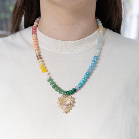 Love in Color Gemstone necklace