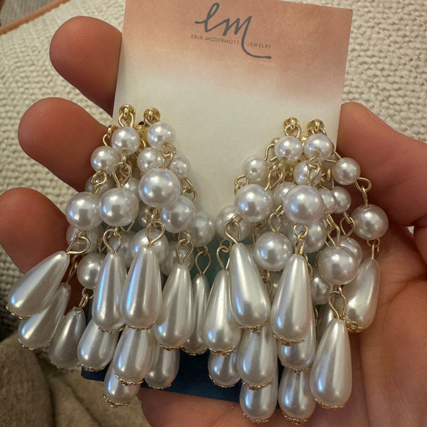 Statement Pearl Earrings