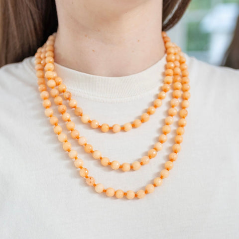 Creamsicle Gemstone Necklace