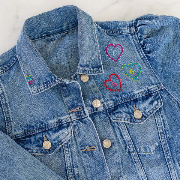 Love and Luck Custom Jean Jacket