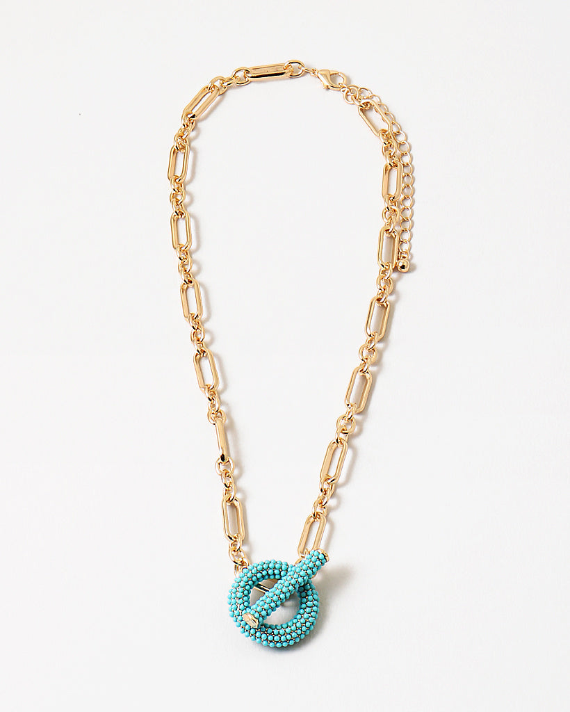 Turquoise Toggle Necklace