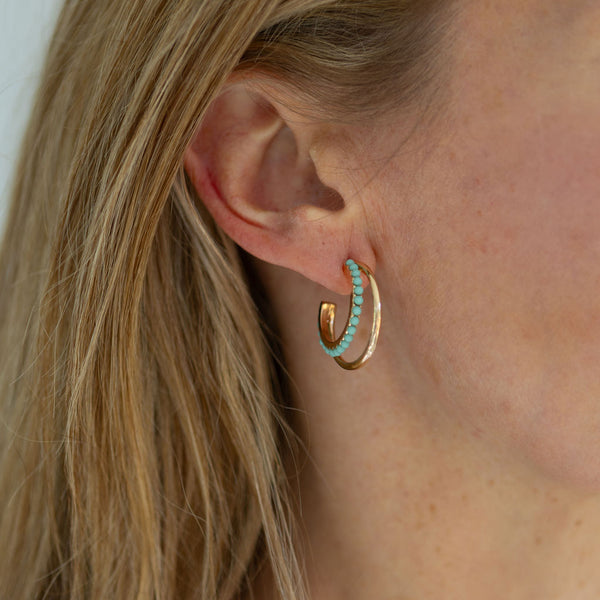 Double Loop Katie Earrings