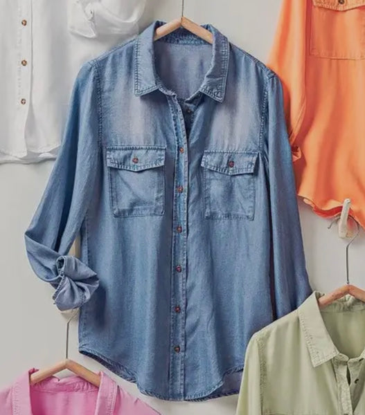 Chambray Easy Breezy Shirt