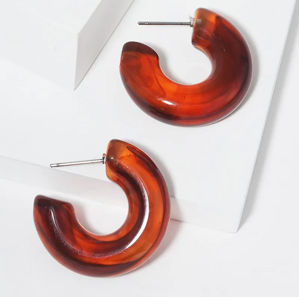 Honey Spice Tortoise Hoops