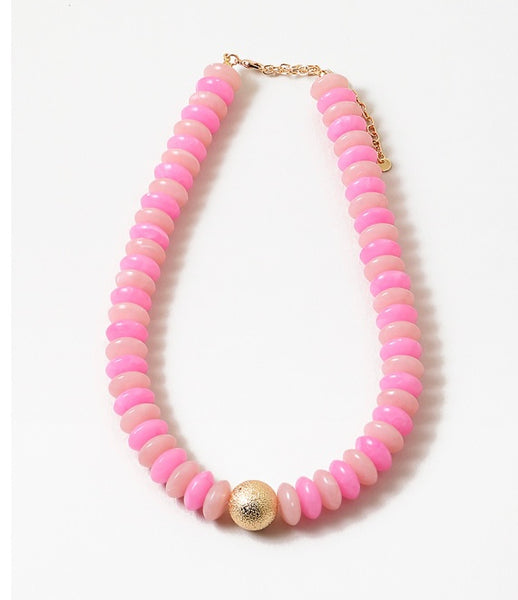 Bubblegum Resin Necklace