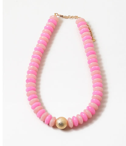 Pre-Order and Shipping 7/25 Bubblegum Resin Necklace