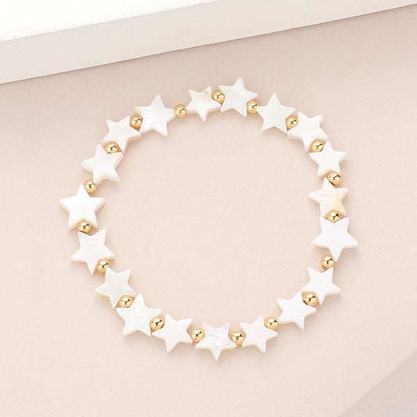 Mother-of-Pearl Star Bracelet