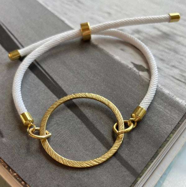 Winter White Slide Bracelet