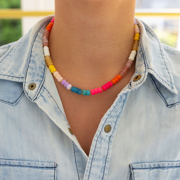 Colorful Staple Necklace