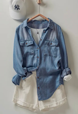 Chambray Easy Breezy Shirt