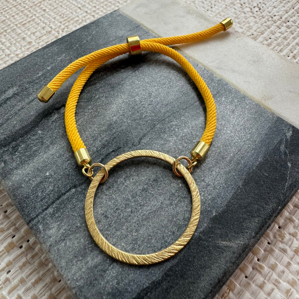 Lemon Cake Slide Bracelet