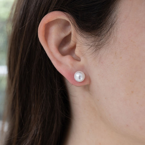 Glass Pearl Studs