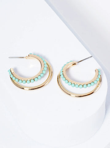 Double Loop Katie Earrings