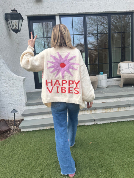 Happy Vibes Easy Breezy Cardigan