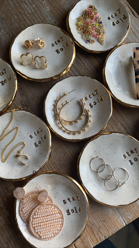 Stay Gold Jewelry Dish – Erin McDermott Jewelry