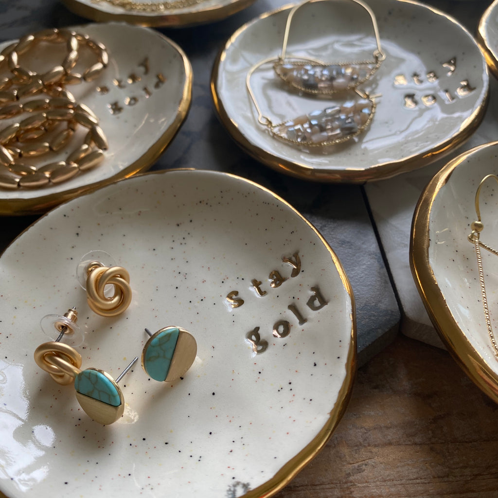 Stay Gold Jewelry Dish – Erin McDermott Jewelry